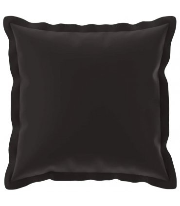 vidaXL Cushion Cover 2 pcs HOUTEN Black 50 x 50 cm Polyester