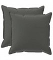 vidaXL Cushion Cover 2 pcs HOUTEN Anthracite 55 x 55 cm Polyester