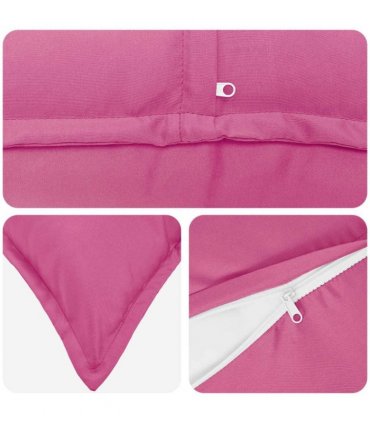 vidaXL Cushion Cover 2 pcs HOUTEN Pink 80 x 80 cm Polyester