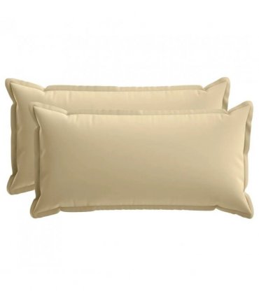 vidaXL Cushion Cover 2 pcs HOUTEN Beige 40 x 80 cm Polyester