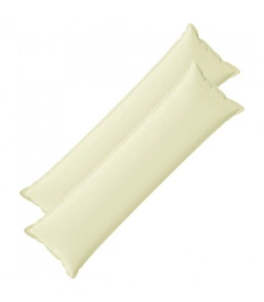 vidaXL Cushion Cover 2 pcs HOUTEN Cream 40 x 145 cm Polyester