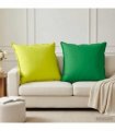 vidaXL Cushion Cover 2 pcs HOUTEN Green 80 x 80 cm Polyester