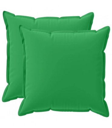 vidaXL Cushion Cover 2 pcs HOUTEN Green 80 x 80 cm Polyester