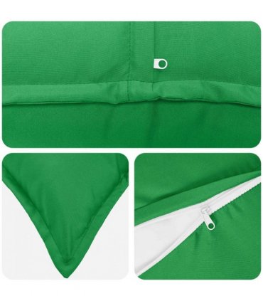 vidaXL Cushion Cover 2 pcs HOUTEN Green 80 x 80 cm Polyester