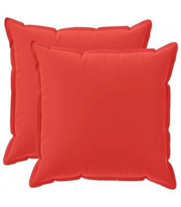 vidaXL Cushion Cover 2 pcs HOUTEN Red 80 x 80 cm Polyester