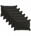 vidaXL Cushion Cover 6 pcs HOUTEN Black 30 x 50 cm Polyester