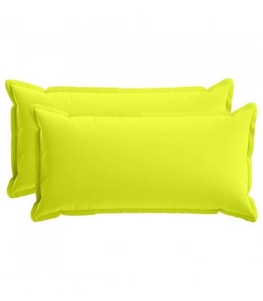 vidaXL Cushion Cover 2 pcs HOUTEN Bright Green 40 x 80 cm Polyester