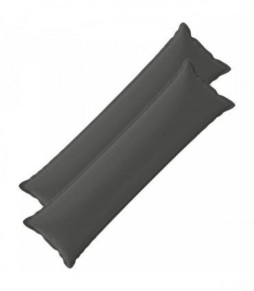 vidaXL Cushion Cover 2 pcs HOUTEN Anthracite 40 x 145 cm Polyester