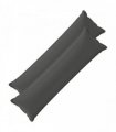 vidaXL Cushion Cover 2 pcs HOUTEN Anthracite 40 x 145 cm Polyester