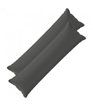 vidaXL Cushion Cover 2 pcs HOUTEN Anthracite 40 x 145 cm Polyester