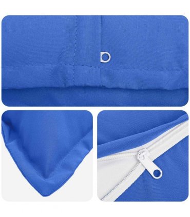 vidaXL Cushion Cover 6 pcs HOUTEN Royal Blue 40 x 40 cm Polyester