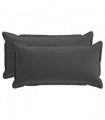 vidaXL Cushion Cover 2 pcs HOUTEN Anthracite 40 x 70 cm Polyester