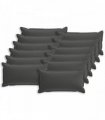 vidaXL Cushion Cover 12 pcs HOUTEN Anthracite 40 x 80 cm Polyester