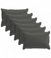 vidaXL Cushion Cover 6 pcs HOUTEN Anthracite 30 x 50 cm Polyester
