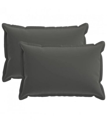 vidaXL Cushion Cover 2 pcs HOUTEN Anthracite 50 x 80 cm Polyester