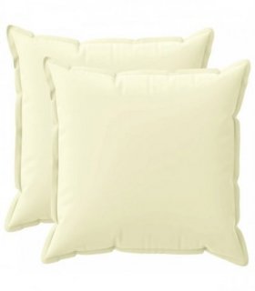 vidaXL Cushion Cover 2 pcs HOUTEN Cream 55 x 55 cm Polyester