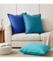 vidaXL Cushion Cover 2 pcs HOUTEN Turquoise 80 x 80 cm Polyester