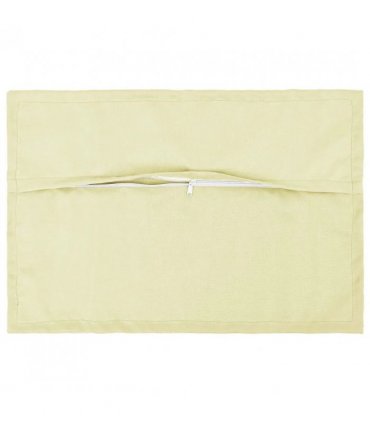 vidaXL Cushion Cover 2 pcs HOUTEN Cream 50 x 80 cm Polyester