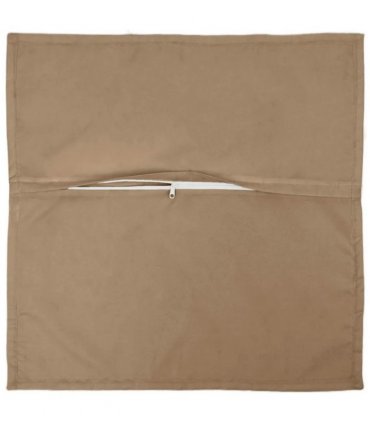 vidaXL Cushion Cover 2 pcs HOUTEN Taupe 60 x 60 cm Polyester