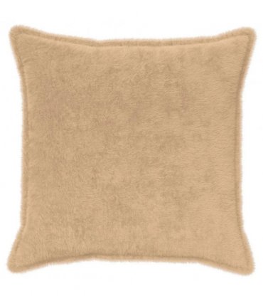 vidaXL Cushion Cover 6 pcs HOUTEN Cream 80 x 80 cm Faux Rabbit Fur