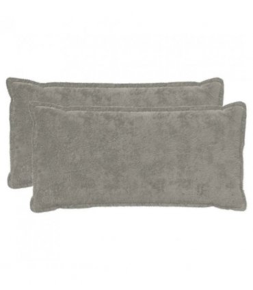vidaXL Cushion Cover 2 pcs HOUTEN Light Grey 40 x 80 cm — V0672280802