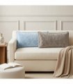 vidaXL Cushion Cover 6 pcs HOUTEN Light Grey 40 x 80 cm — V0672280886