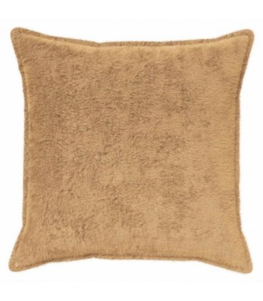 vidaXL Cushion Cover 2 pcs HOUTEN Taupe 80 x 80 cm Faux Rabbit Fur