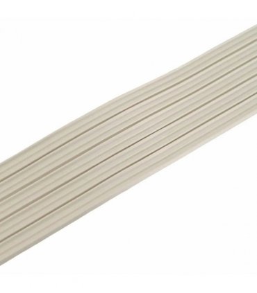 vidaXL Self-Adhesive Window Seal White 9 x 4 mm 100 m EPDM Foam — Model: E-profile 9 x 4