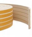 vidaXL Self-Adhesive Window Seal White 8 x 3 mm 50 m EPDM Foam — Model: EE-profile 8 x 3