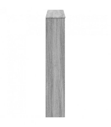 vidaXL Fireplace Surround Grey Sonoma 102 x 20 x 102 cm