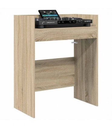vidaXL DJ Table Sonoma Oak 62 x 45 x 102 cm Engineered Wood