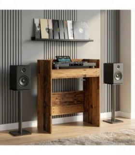 vidaXL DJ Table Old Wood 62 x 45 x 102 cm Engineered Wood