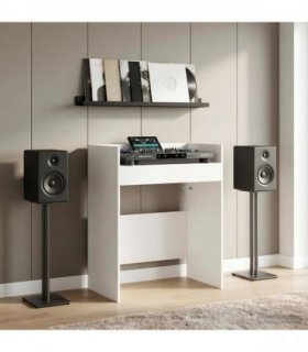 vidaXL DJ Table White 62 x 45 x 102 cm Engineered Wood