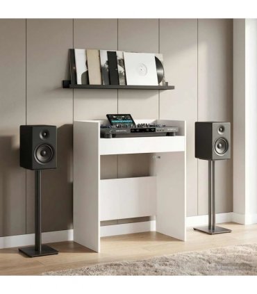 vidaXL DJ Table White 62 x 45 x 102 cm Engineered Wood