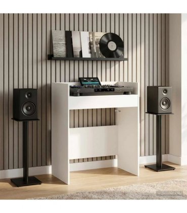 vidaXL DJ Table White 82 x 45 x 102 cm Engineered Wood