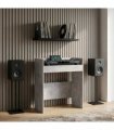vidaXL DJ Table Concrete Grey 102 x 45 x 102 cm Engineered Wood