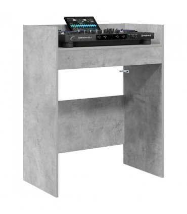 vidaXL DJ Table Concrete Grey 102 x 45 x 102 cm Engineered Wood