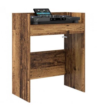 vidaXL DJ Table Old Wood 82 x 45 x 102 cm Engineered Wood