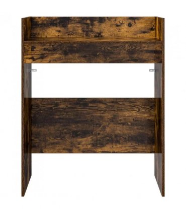 vidaXL DJ Table Smoked Oak 62 x 45 x 102 cm Engineered Wood