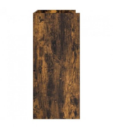 vidaXL DJ Table Smoked Oak 62 x 45 x 102 cm Engineered Wood