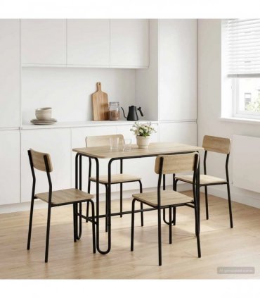 vidaXL Dining Table 100 x 50 x 75 cm Engineered Wood Sonoma Oak