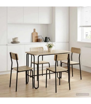 vidaXL Dining Table 100 x 50 x 75 cm Engineered Wood Sonoma Oak