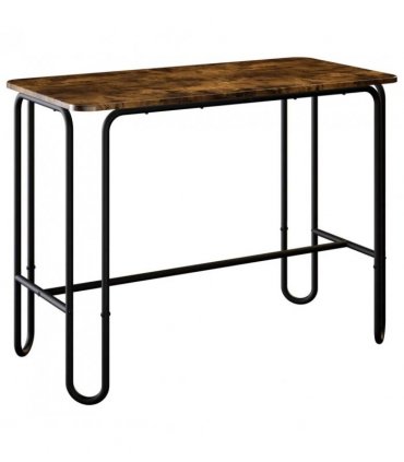 vidaXL Dining Table 100 x 50 x 75 cm Engineered Wood Smoked Oak