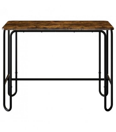 vidaXL Dining Table 100 x 50 x 75 cm Engineered Wood Smoked Oak