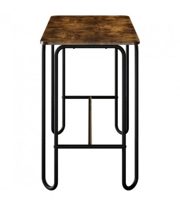 vidaXL Dining Table 100 x 50 x 75 cm Engineered Wood Smoked Oak
