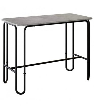 vidaXL Dining Table 100 x 50 x 75 cm Engineered Wood Concrete Grey