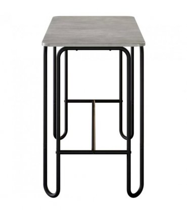 vidaXL Dining Table 100 x 50 x 75 cm Engineered Wood Concrete Grey
