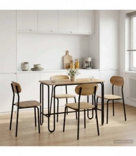 vidaXL Dining Table 100 x 50 x 75 cm Engineered Wood Artisan Oak
