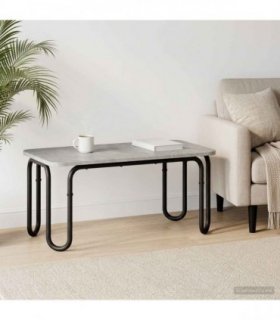 vidaXL Coffee Table Concrete Grey 79.5 x 40 x 36 cm Engineered Wood