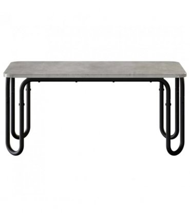 vidaXL Coffee Table Concrete Grey 79.5 x 40 x 36 cm Engineered Wood